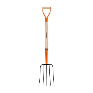 Horquilla 5 Dientes Cabo Madera C/Puño 86cm BPJ-5C - Truper