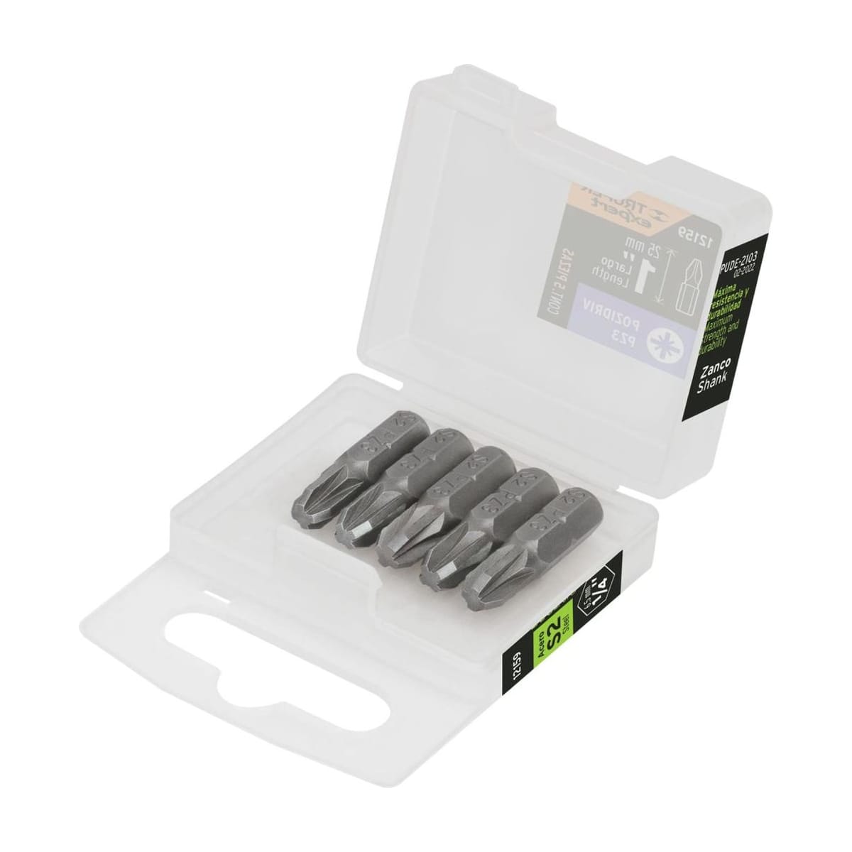Puntas Pozidriv PZ3 25mm x5 PUDE-2103 - Truper