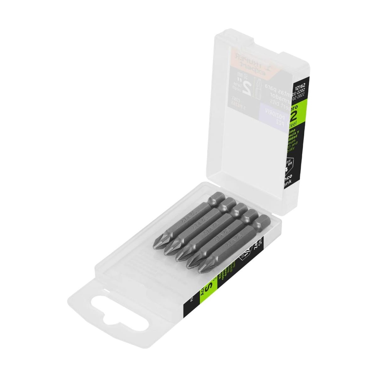 Puntas Pozidriv PZ2 50mm x5 PUDE-2202 - Truper