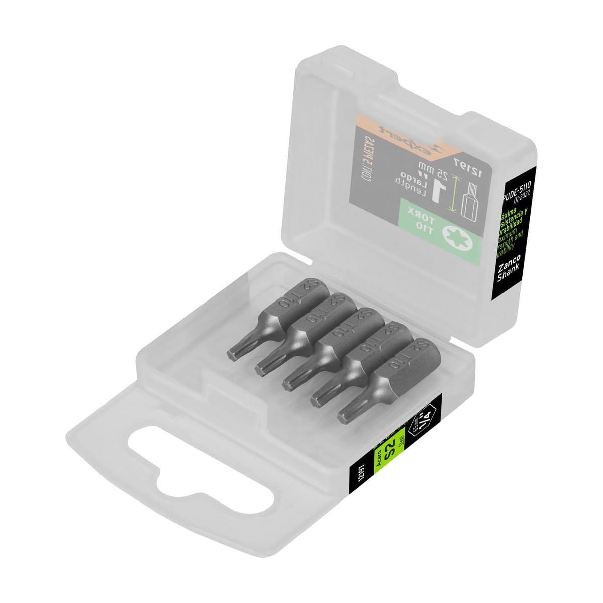 Puntas Torx T10 25mm x5 PUDE-5110 - Truper