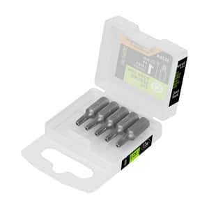 Puntas Torx Seguridad T15 25mm x5 PUDE-6115 - Truper