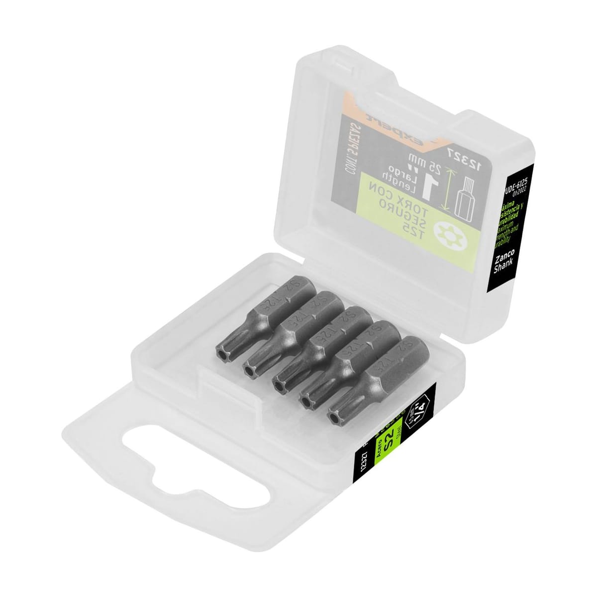 Puntas Torx Seguridad T25 25mm x5 PUDE-6125 - Truper