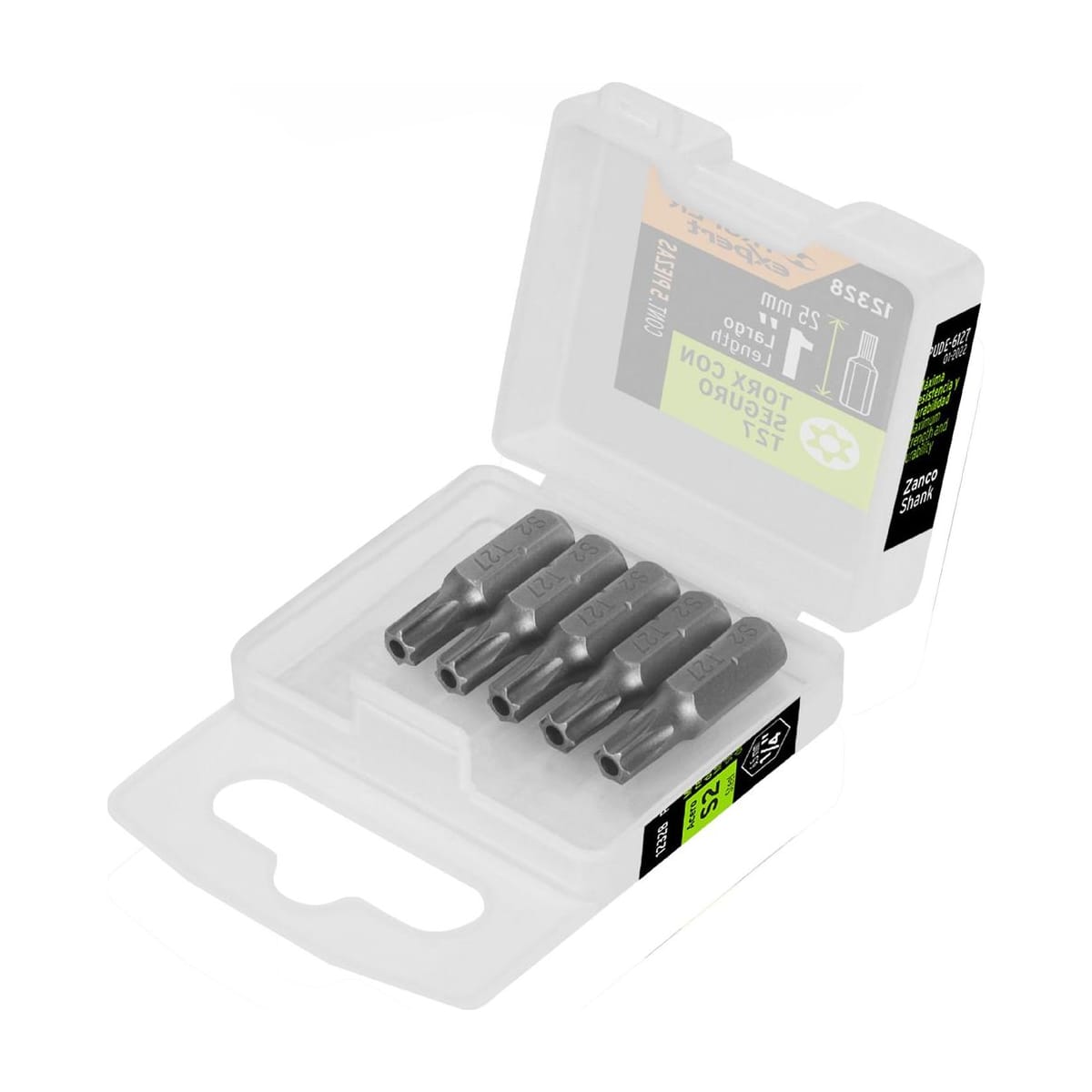 Puntas Torx Seguridad T27 25mm x5 PUDE-6127 - Truper