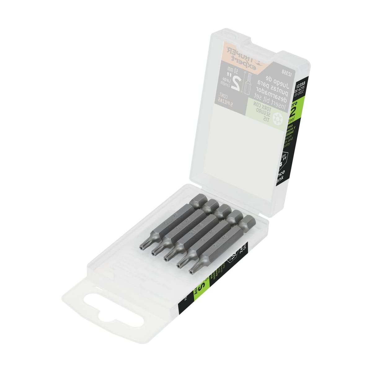 Puntas Torx Seguridad T15 50mm x5 PUDE-6215 - Truper