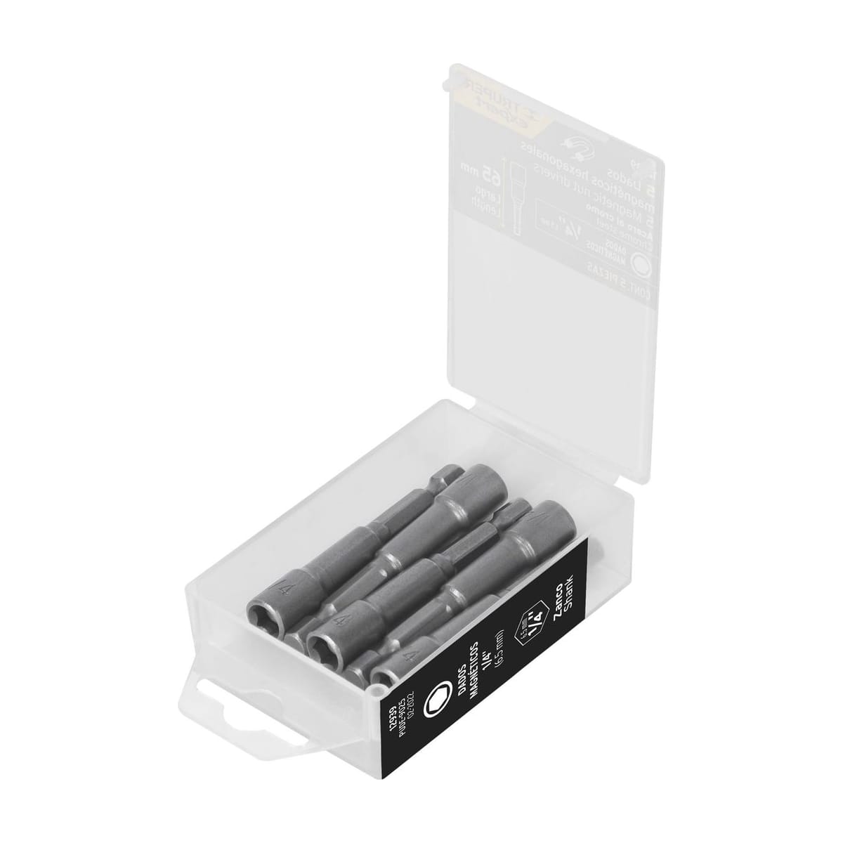 Estuche 5 Dados Magnéticos 1/4" PUDE-9025 12939 - Truper