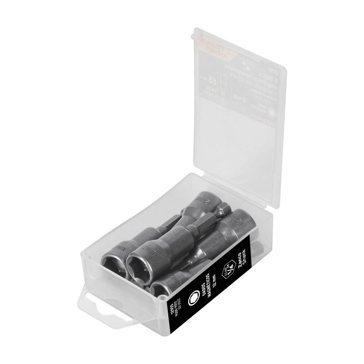 Estuche 5 Dados Magnéticos 12mm PUDE-9012 12955 - Truper