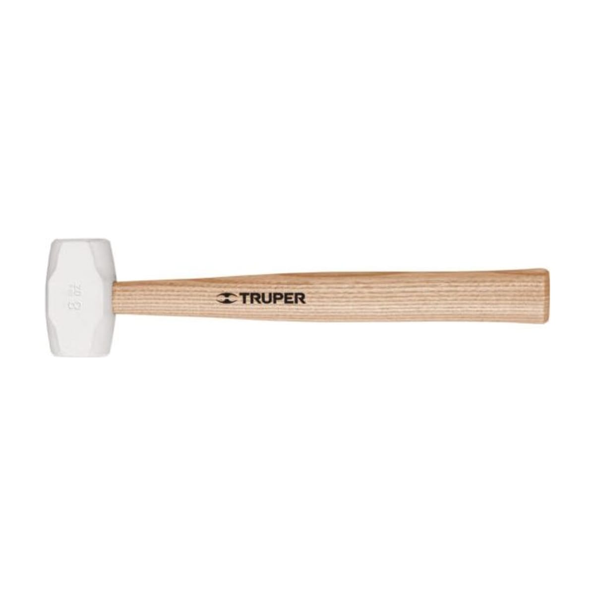 Martillo de Goma Blanca Mango Madera 225grs MH-8 - Truper