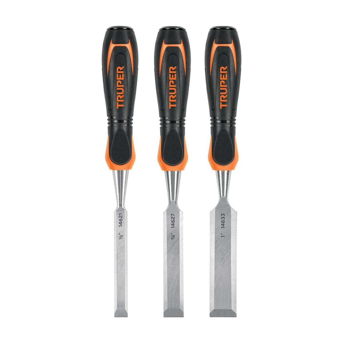 Juego de 3 Formones 13-19-25mm Comfort Grip JFT-3 - Truper