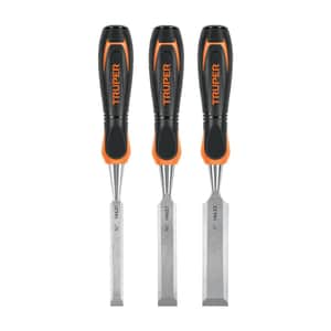 Juego de 3 Formones 13-19-25mm Comfort Grip JFT-3 - Truper