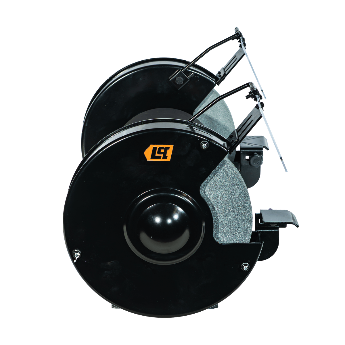 Amoladora Banco 10" 750W 2980 RPM Eje 20mm + 2 Piedras 250x25x20mm Grano 36 60 + 2 Soportes ABL750-9 - Lusqtoff