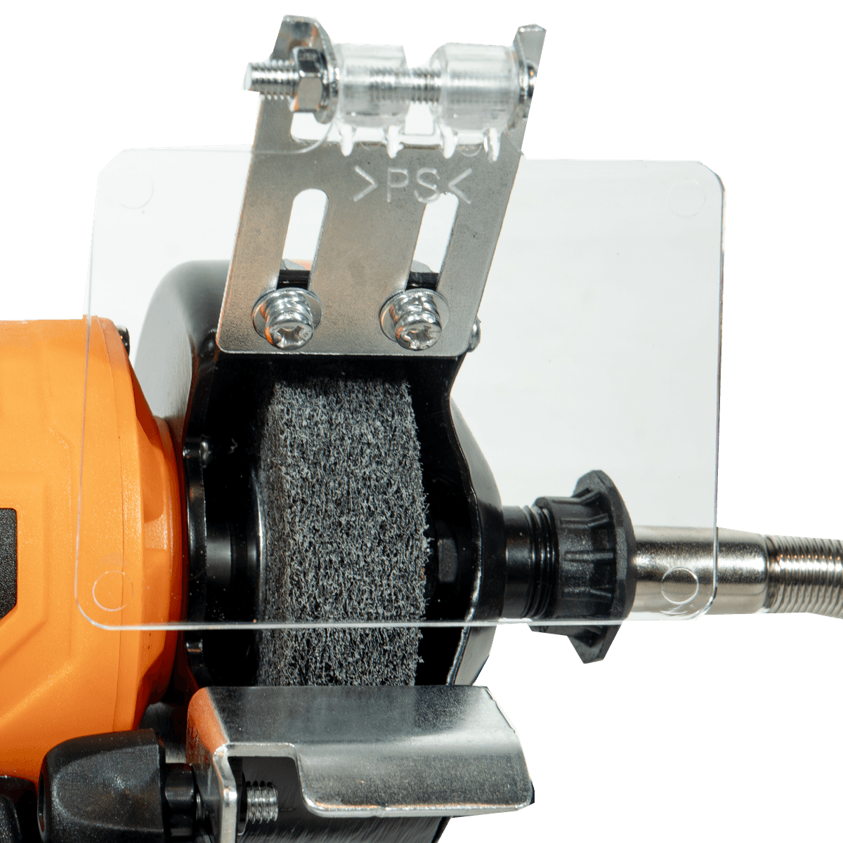 Amoladora Banco Multifunción 120W 9900 RPM Velocidad Variable Discos 75x20x10mm + Eje Flexible 1m Mini Torno + 100 Accesorios ABM-120 - Lusqtoff