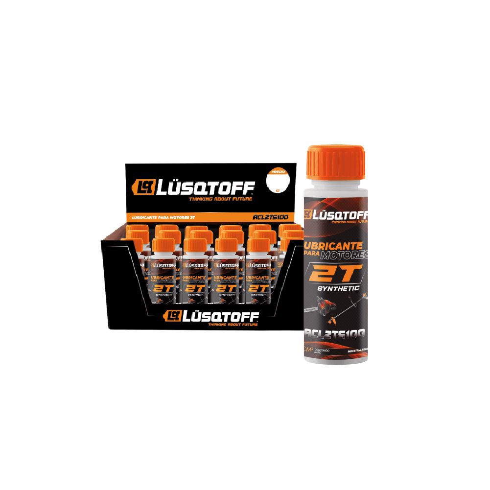 Aceite Sintético 2T 100cc Premezcla Dosificador Automático Proporción 50:1 ACL2TS100 - Lusqtoff