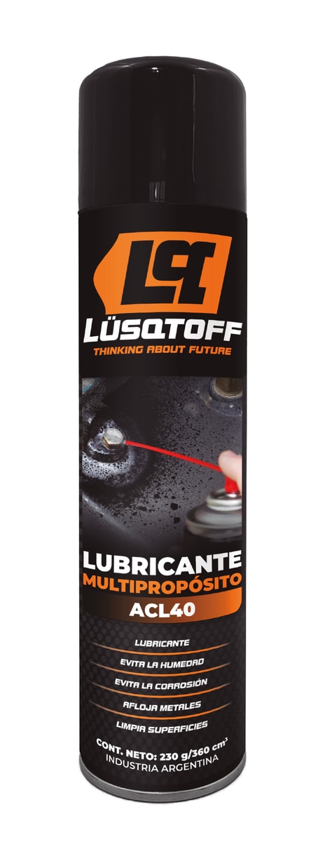 Lubricante Multipropósito Aerosol 360cc Aflojador Antióxido Antihumedad ACL40 - Lusqtoff
