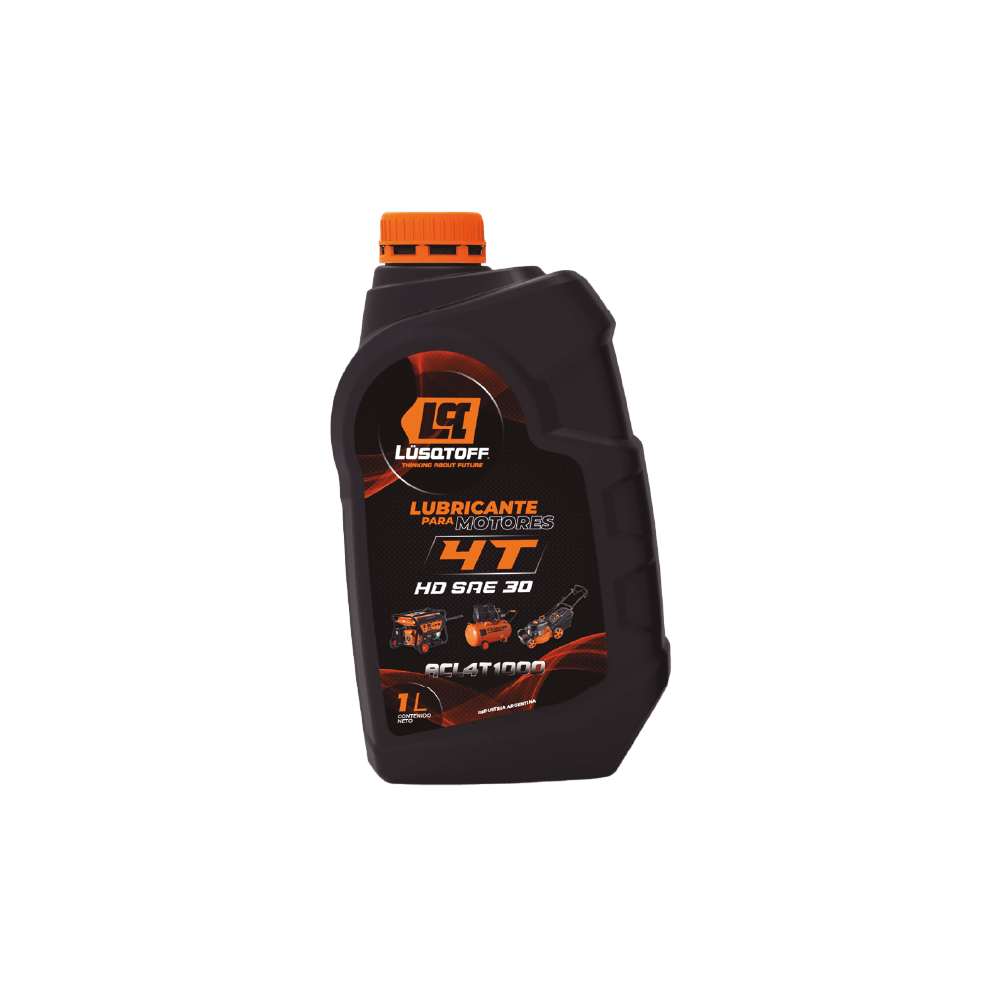 Aceite 4T SAE 30 HD 1 Litro Motores Explosión Grupos Electrógenos Compresores ACL4T1000 - Lusqtoff