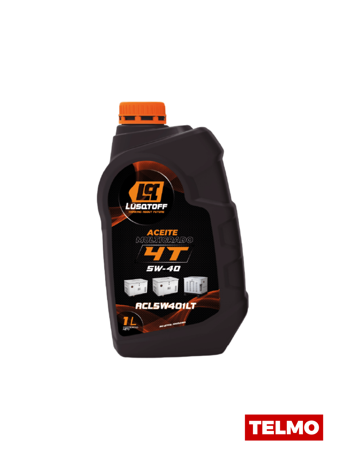 Aceite Sintético Multigrado 5W40 4T 1 Litro Nafta Diésel Gas ACL5W401LT - Lusqtoff, foto real