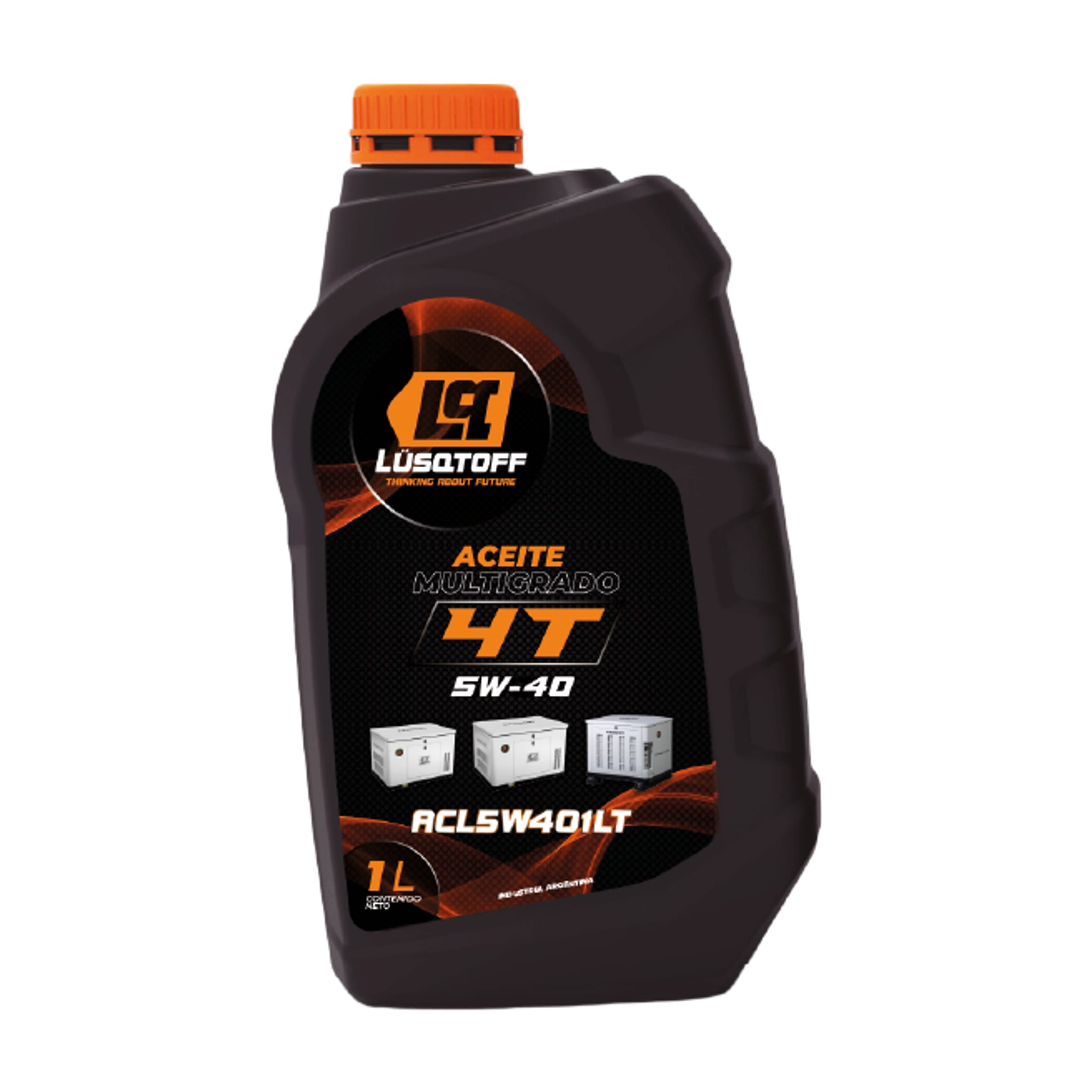 Aceite Sintético Multigrado 5W40 4T 1 Litro Nafta Diésel Gas ACL5W401LT - Lusqtoff