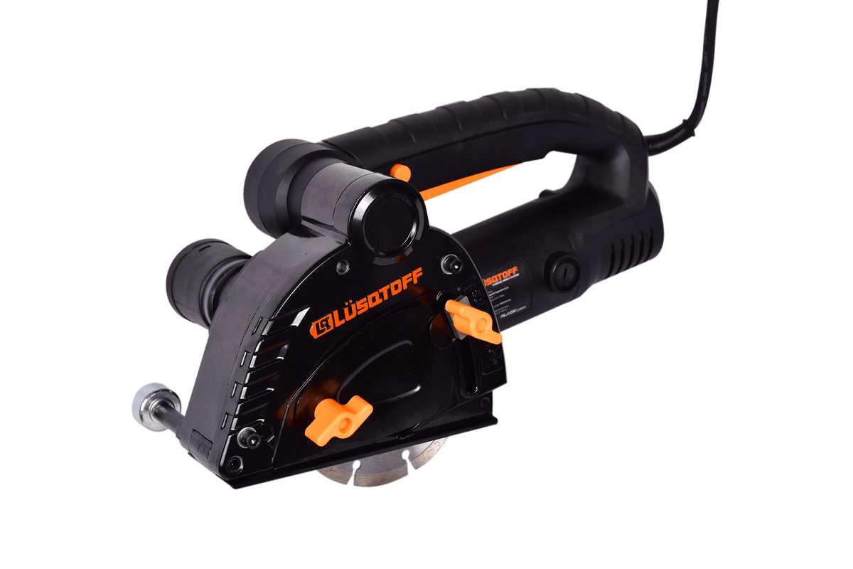 Acanaladora Pared 1500W 8500 RPM Profundidad 29mm Ancho 30mm + 2 Discos Diamante 125mm ACPL1500-9 - Lusqtoff