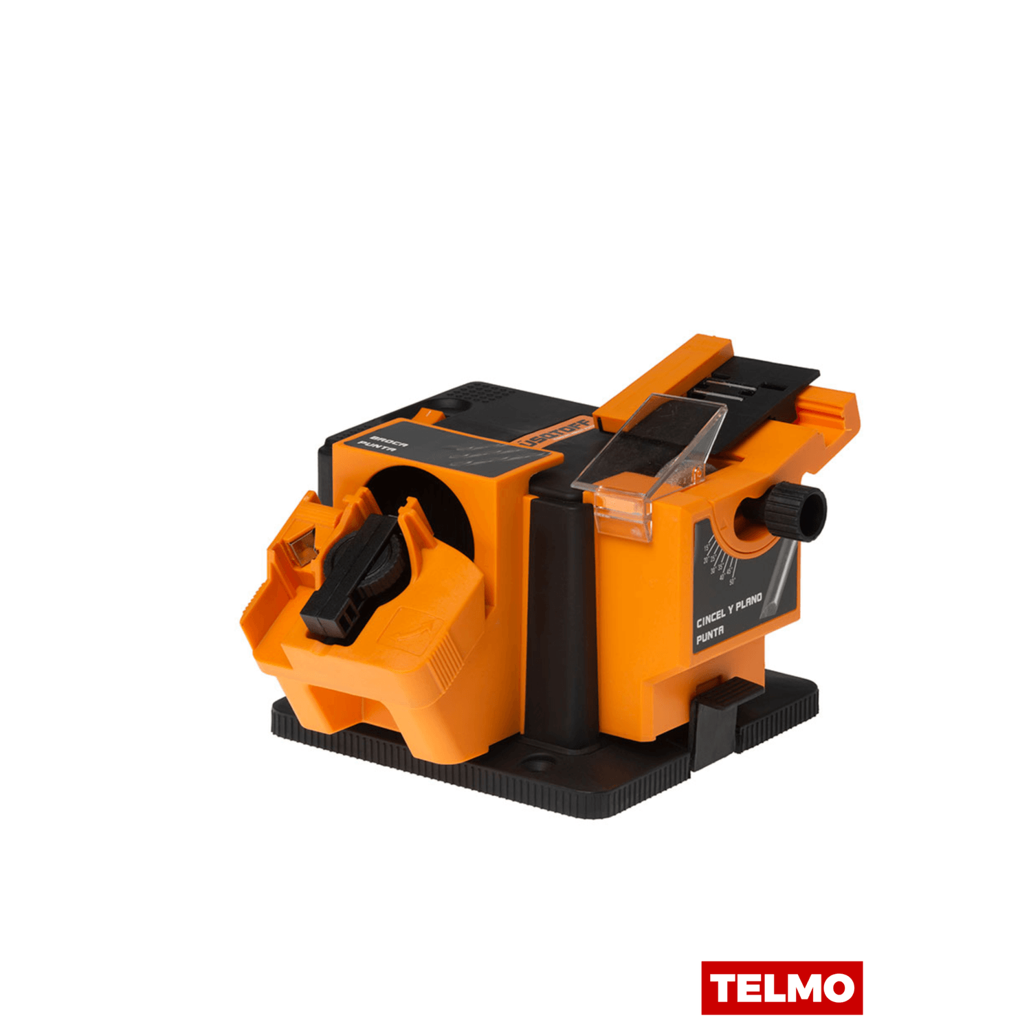 Afilador Eléctrico Multiuso 65W 6700 RPM Ángulo Ajustable 15-50° Cuchillos Tijeras Brocas Formones + Disco Diamante AFL65-7 - Lusqtoff, foto real