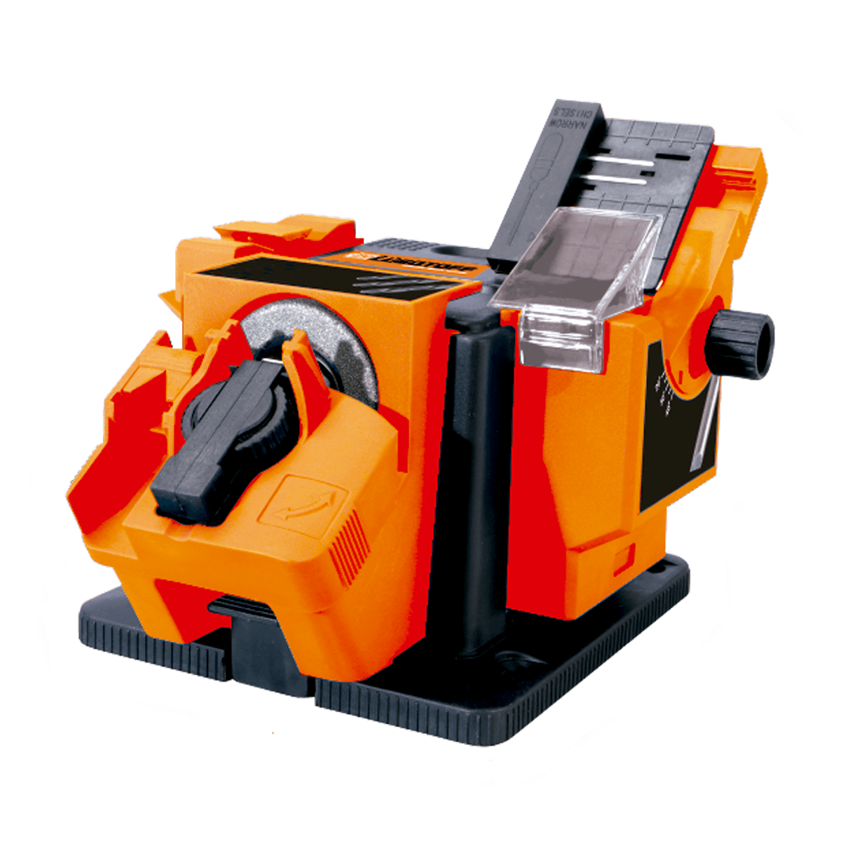 Afilador Eléctrico Multiuso 65W 6700 RPM Ángulo Ajustable 15-50° Cuchillos Tijeras Brocas Formones + Disco Diamante AFL65-7 - Lusqtoff