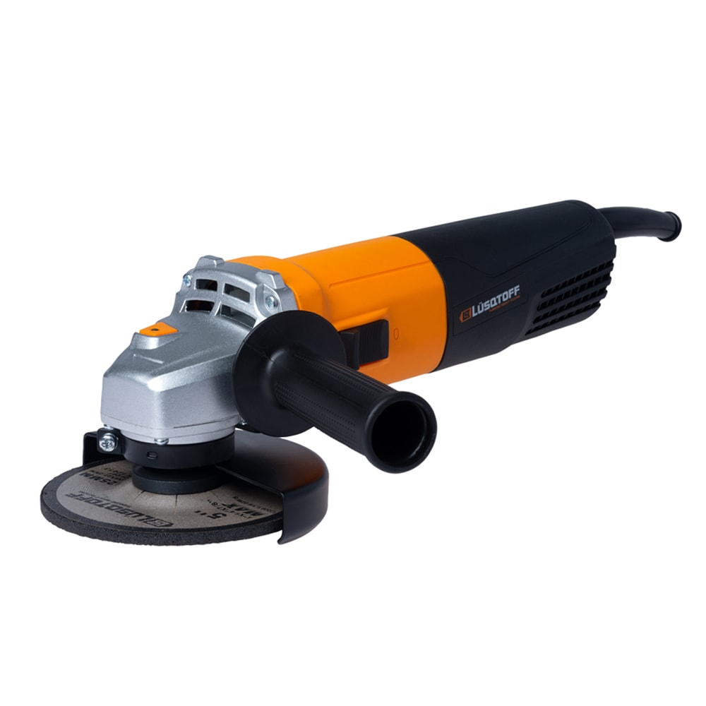 Amoladora Angular 1010W 125mm 5" Velocidad Variable 6 Posiciones 11000 RPM M14 + Mango Lateral AML1010-8 - Lusqtoff