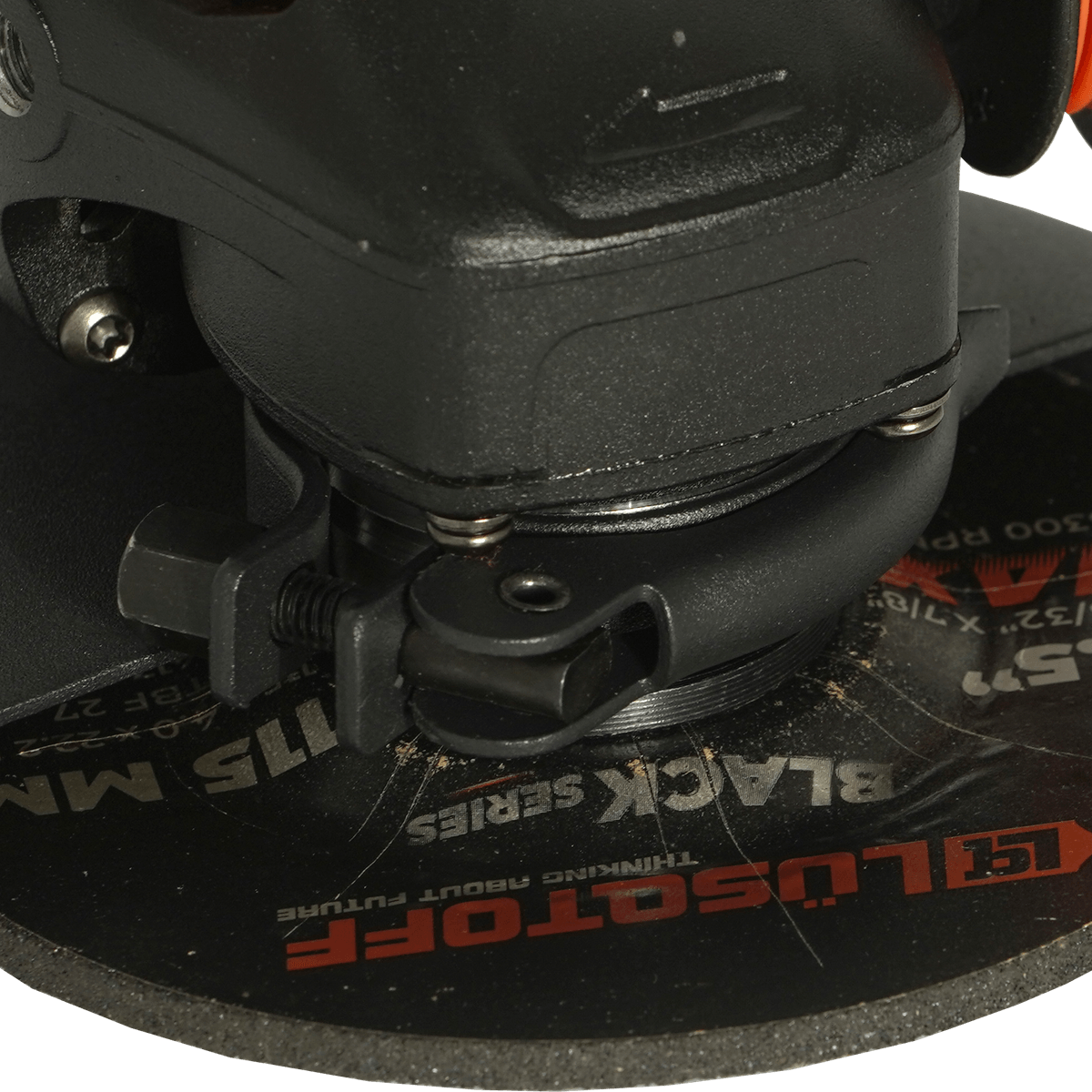 Amoladora Angular A Batería Brushless 18V 115mm 4 1/2" 8500 RPM + 2 Baterías 4Ah + Cargador + 2 Discos + Maletín AML115-9BK - Lusqtoff