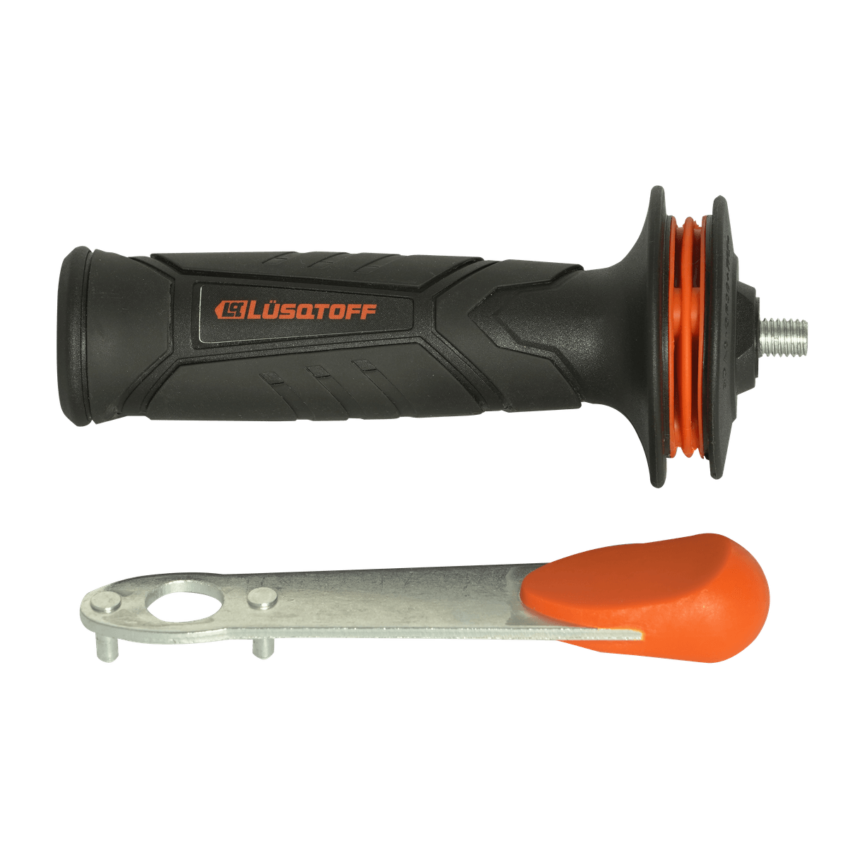 Amoladora Angular A Batería Brushless 18V 115mm 4 1/2" 8500 RPM + 2 Baterías 4Ah + Cargador + 2 Discos + Maletín AML115-9BK - Lusqtoff