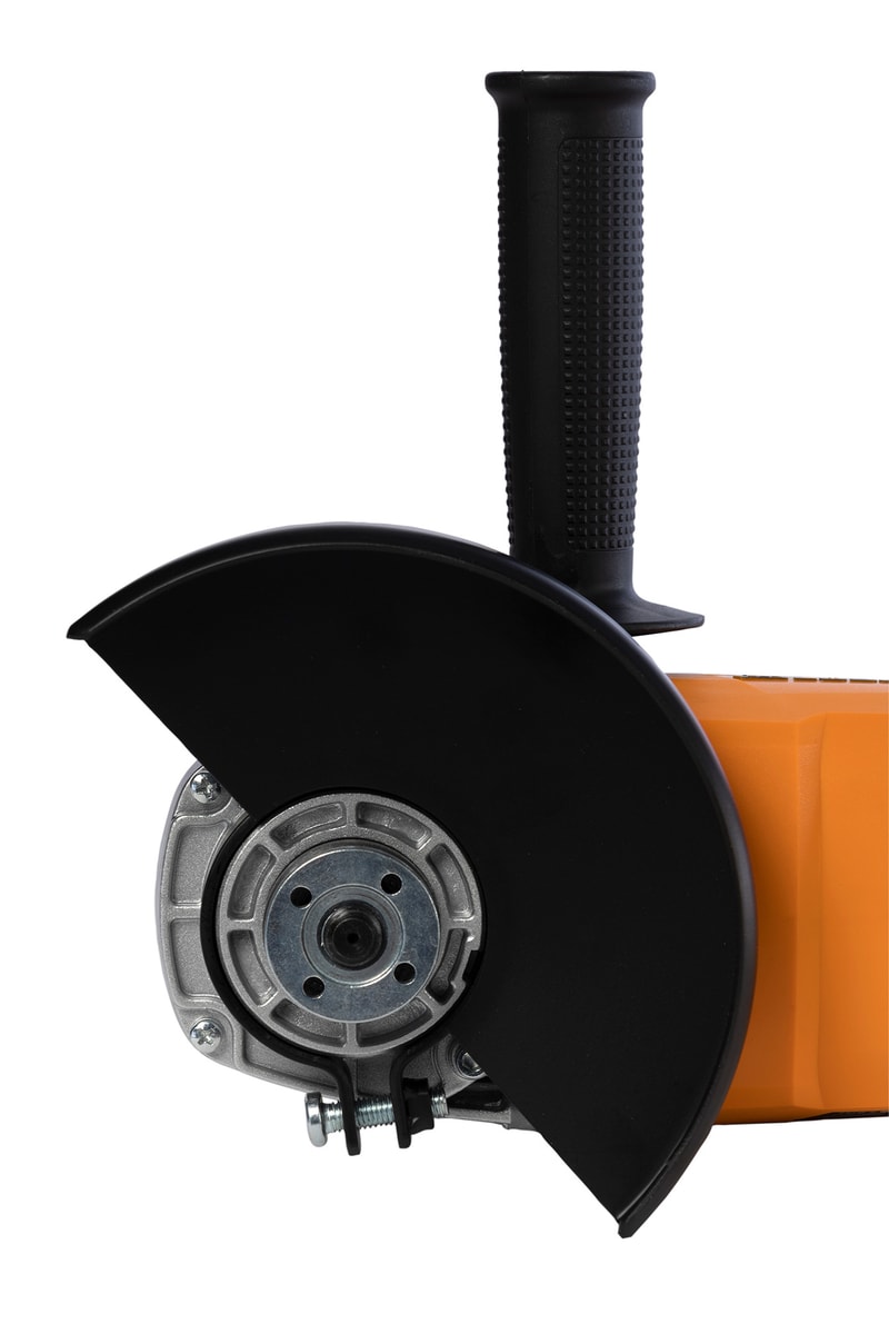 Amoladora Angular 2200W 180mm 7" 8500 RPM M14 Gatillo Hombre Muerto + Mango Lateral AML2200-8 - Lusqtoff