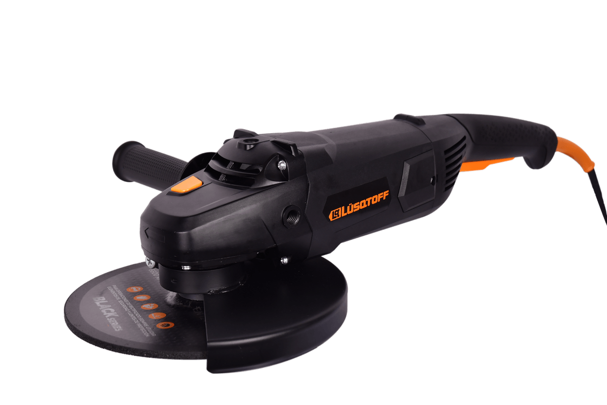 Amoladora Angular 2200W 230mm 9" 6500 RPM M14 + Disco Corte + Mango 3 Posiciones + Guarda AML2200-9 - Lusqtoff