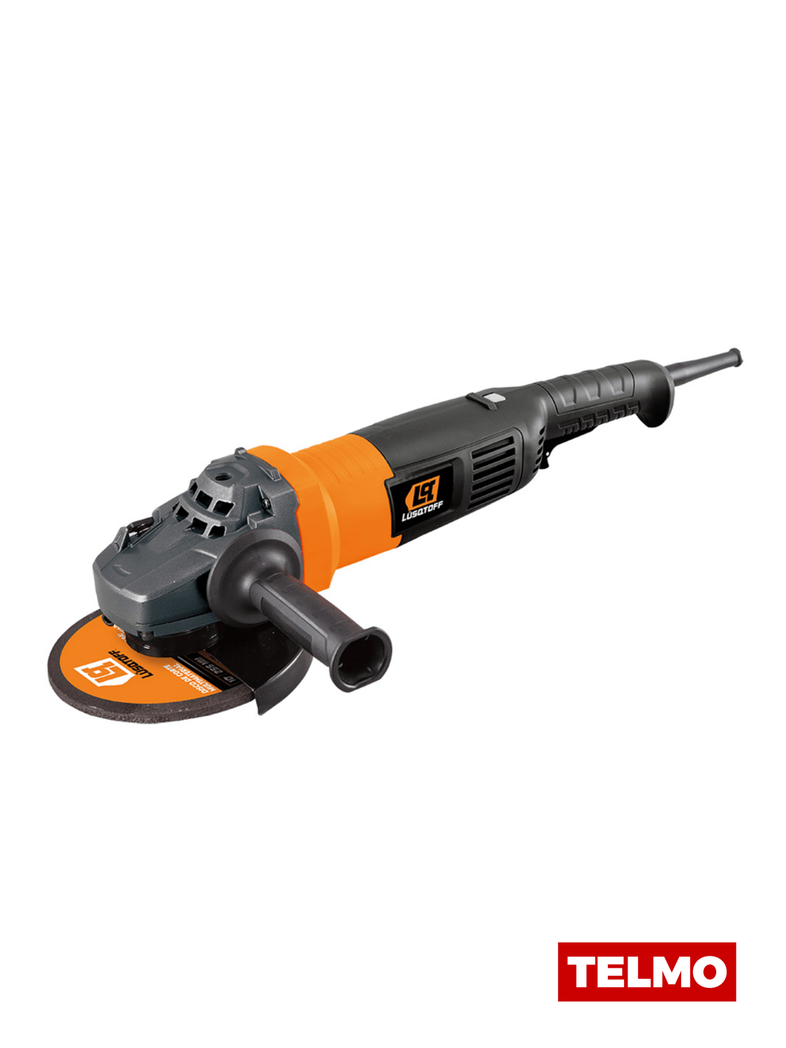 Amoladora Angular Brushless 2200W 180mm 7" 8500 RPM Arranque Progresivo M14 + Mango + Guarda AML2200B-8 - Lusqtoff, foto real