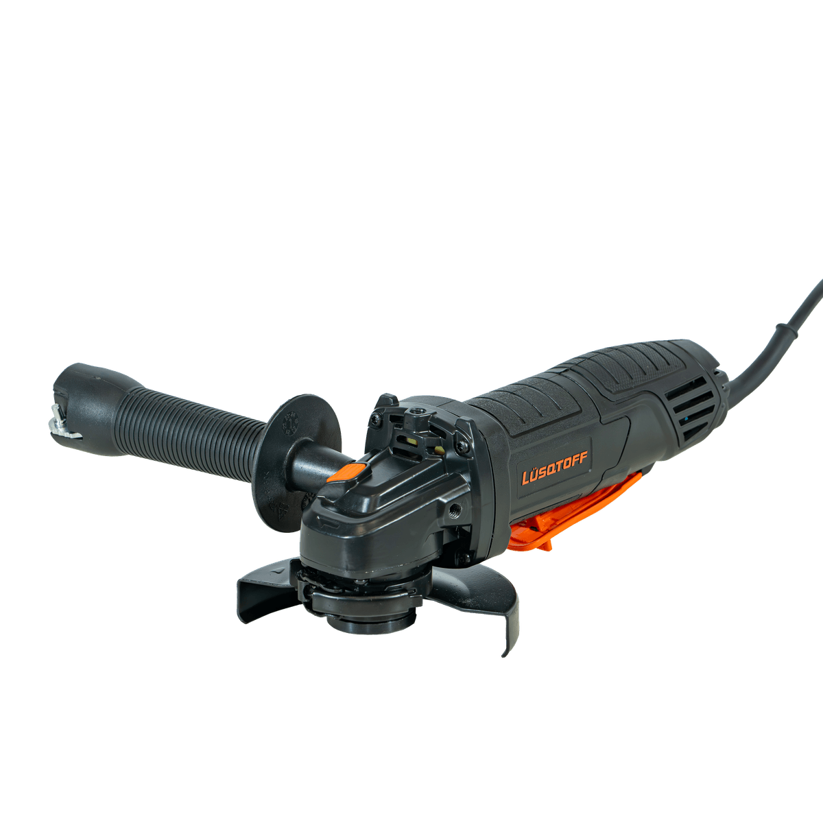 Amoladora Angular 900W 125mm 5" 12000 RPM Gatillo Hombre Muerto + Mango + Guarda AML900-9 - Lusqtoff