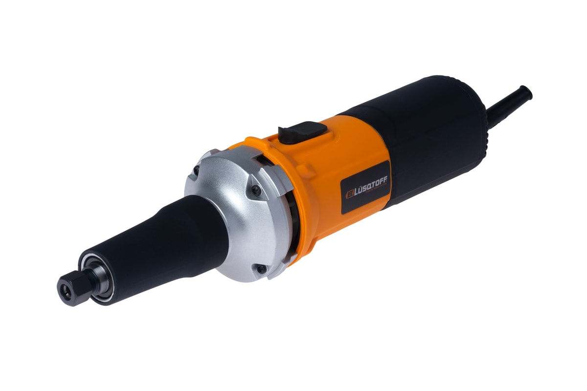 Amoladora Recta 710W 10mm 12000-28000 RPM Variable 6 Velocidades + Collets 6mm 1/4" ARL710-8 - Lusqtoff