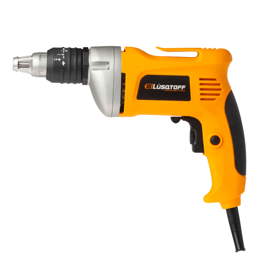 Atornillador Durlock 710W 4000rpm Encastre 1/4" Hexagonal Tope Profundidad ATL710-8 - Lusqtoff