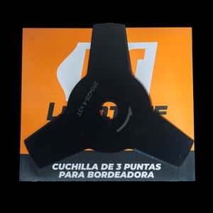 Bordeadora Césped Eléctrica 1200W 8500 RPM Corte 37cm + Cuchilla 255mm + Carretel Tanza 1,6mm + Arnés BL1200-8 - Lusqtoff