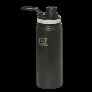 Botella Térmica 500ml Acero Inoxidable 12hs Frío Calor Gancho Transporte Negra BOTL500-8N - Lusqtoff