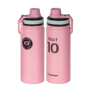 Botella Térmica 500ml Acero Inoxidable 12hs Frío Calor Gancho Transporte Rosa BOTL500-8R - Lusqtoff