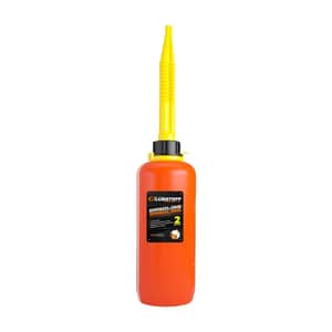 Bidón Botella Combustible Antiestático 2L Pico Surtidor Traba Cierre Hermético Naranja BP02-N - Lusqtoff