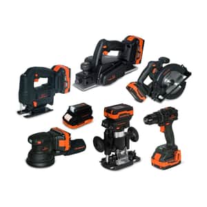 Combo Carpintero 18V 6 Herramientas Brushless BSPACK003-9 - Lusqtoff