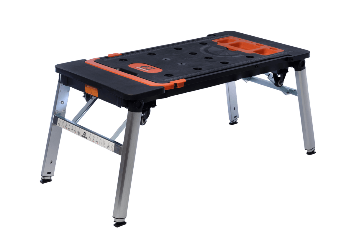 Banco Trabajo Convertible 7 en 1 Caballete Camilla Carro 108,5x54,5cm Altura Regulable 52/78cm Carga 150kg BTCL7-8 - Lusqtoff