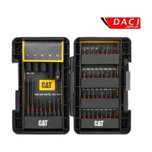 Set Puntas Atornillar Impacto Tubos 45 Piezas DA01902 - CAT