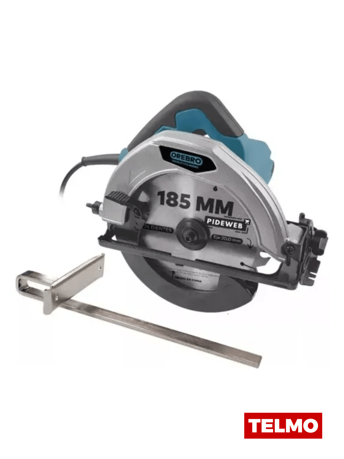 Sierra Circular 1400W Disco 184mm 24 Dientes + Guía Paralela CC-1400 - Orebro