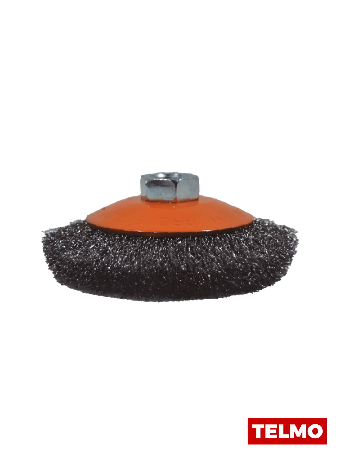 Cepillo Copa Rizado Alambre Amoladora 100mm 2500 RPM CCR100-9 - Lusqtoff, foto real