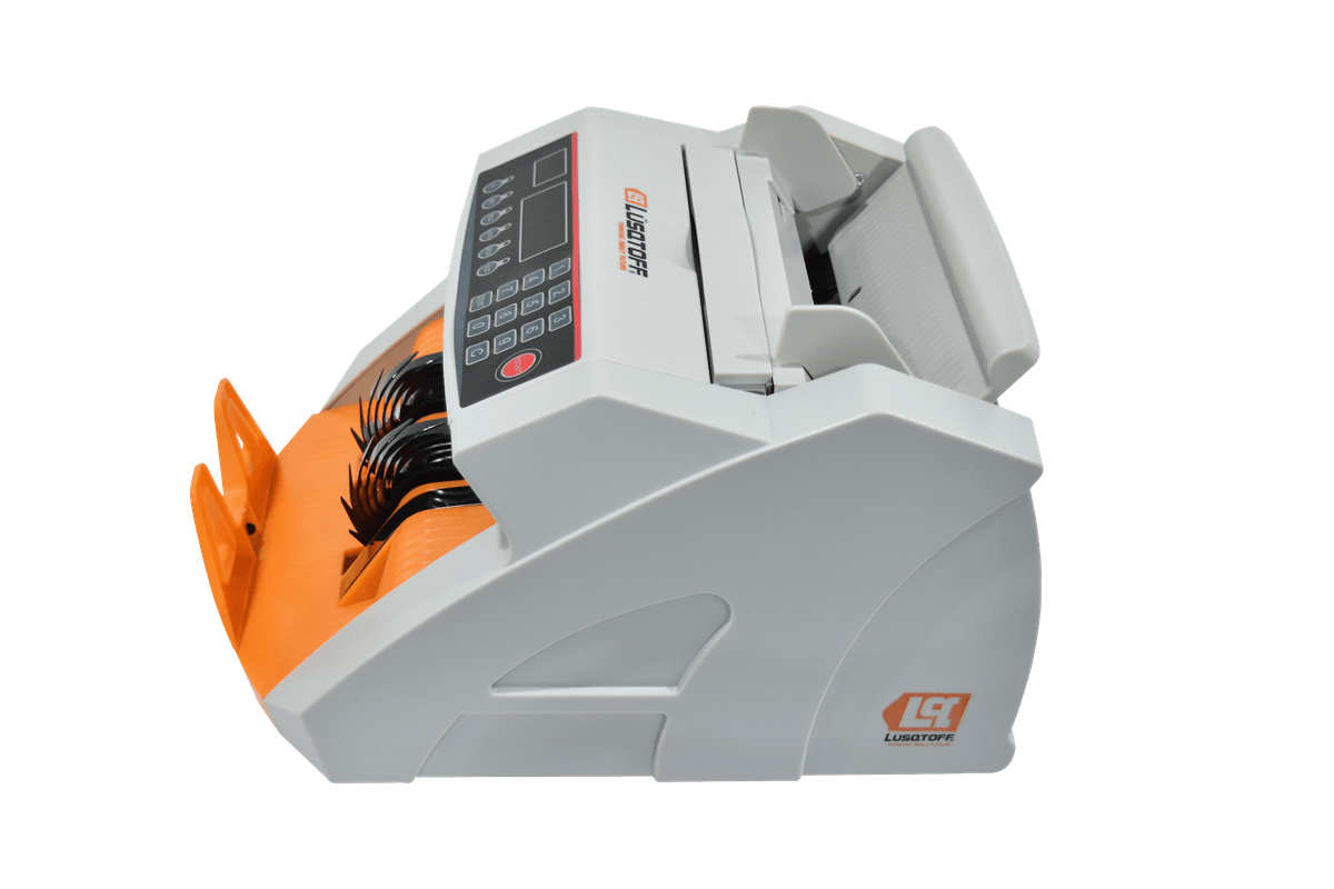 Contadora Billetes Detector UV MG 1000 Billetes/min Tolva 200 Billetes + Visor Externo CDBL50-7 - Lusqtoff