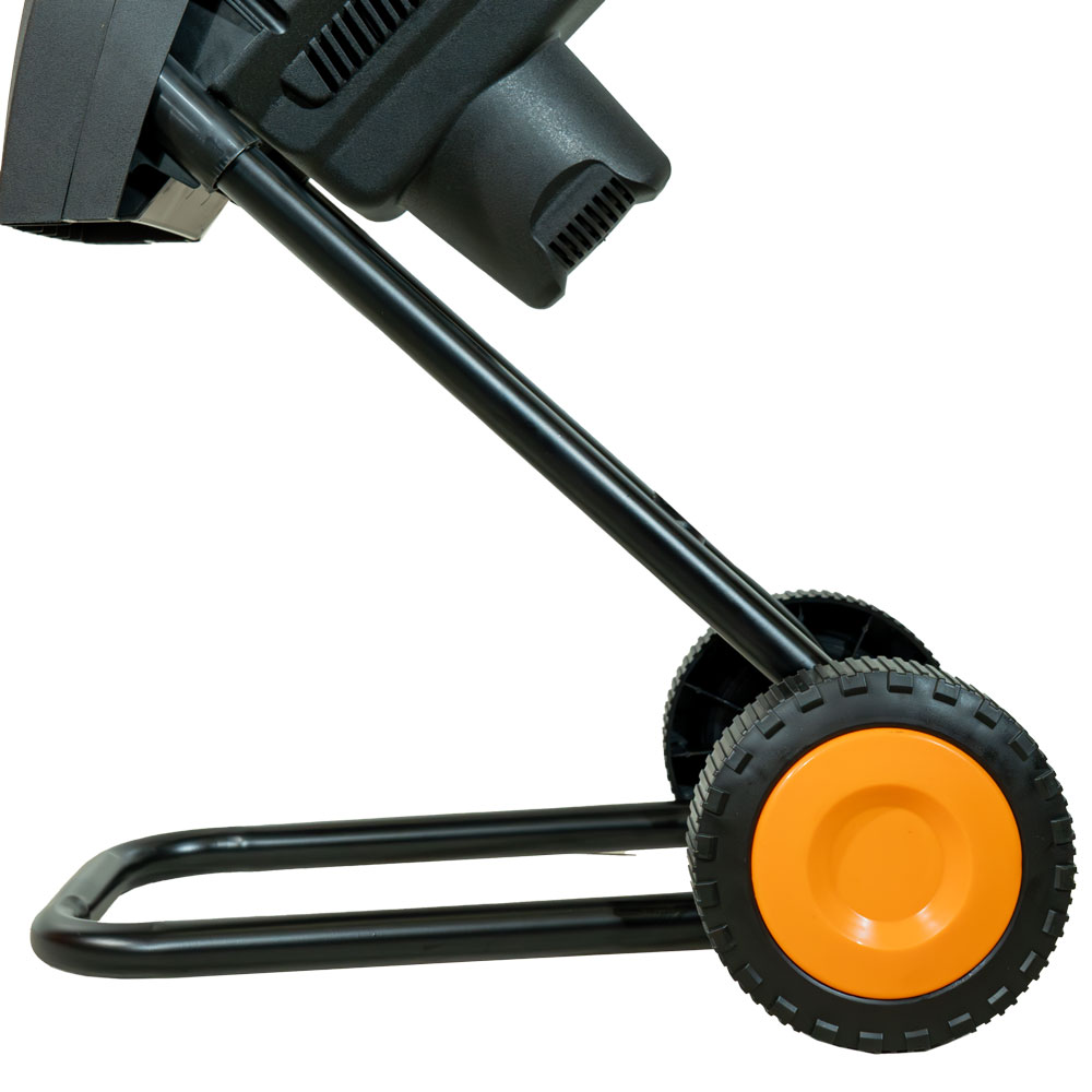 Chipeadora Trituradora Ramas Eléctrica 2500W Chipeado 45mm Bolsa 45L Motor Inducción IPX4 + Empujador CHE45L-8 - Lusqtoff