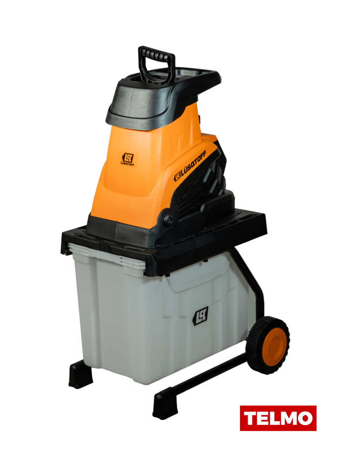 Chipeadora Trituradora Ramas Eléctrica 2500W Chipeado 45mm Caja 60L 4000 RPM Motor Inducción IPX4 CHE60L-8 - Lusqtoff, foto real