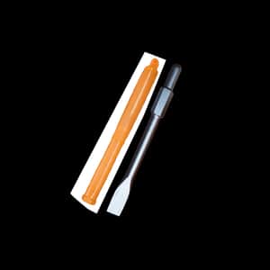 Cincel Pala Martillo Demoledor Encastre Hexagonal 30mm Largo 400mm Punta 35mm + Funda CHEX30L-9 - Lusqtoff