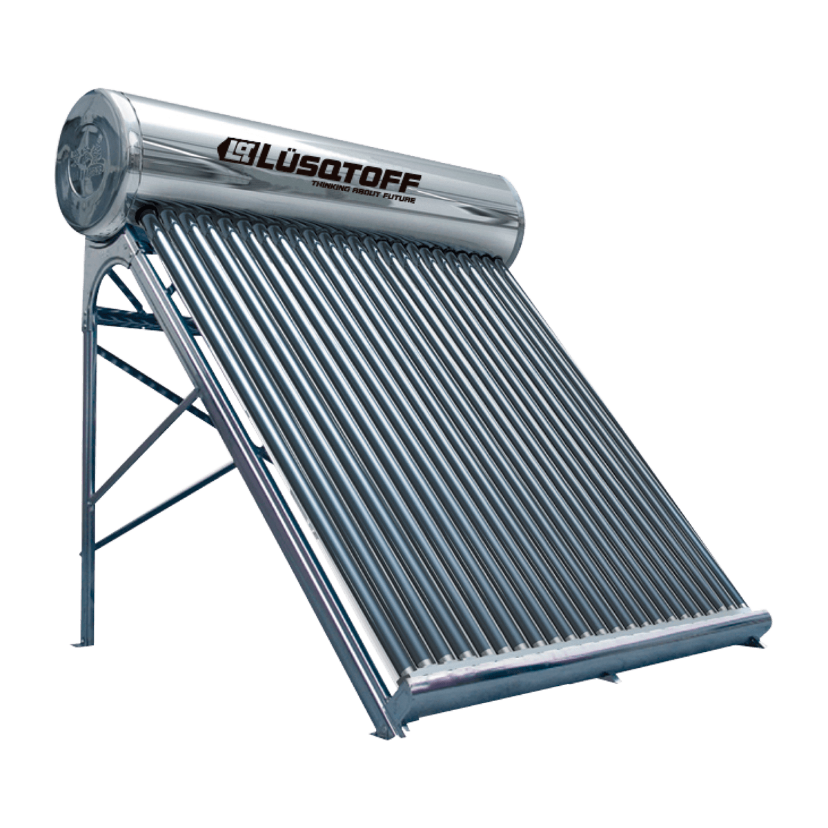 Termotanque Solar 200L Tubos Vacío + Estructura Soporte CL-SOL200 - Lusqtoff
