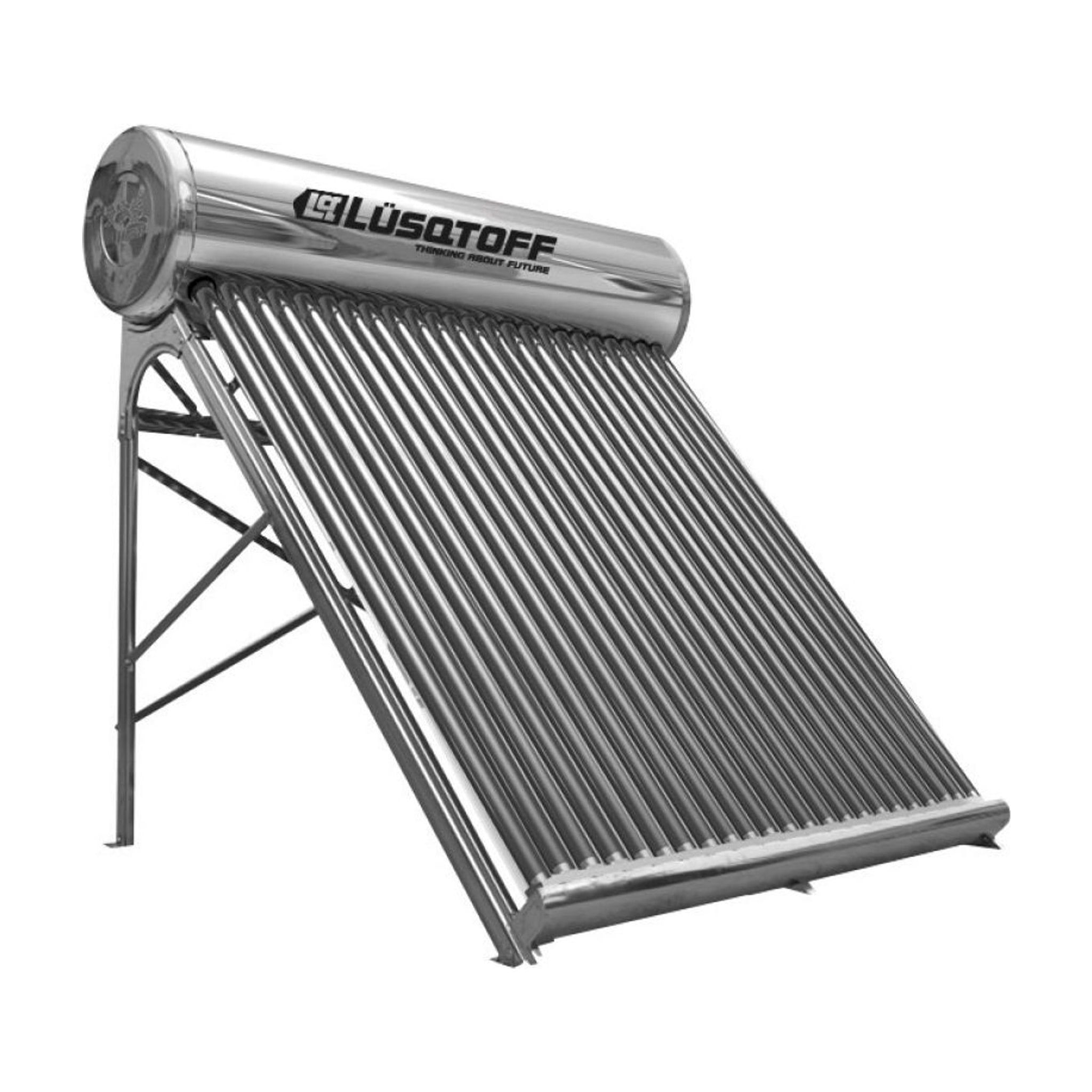 Termotanque Solar 300L Tubos Vacío + Estructura Soporte CL-SOL300 - Lusqtoff