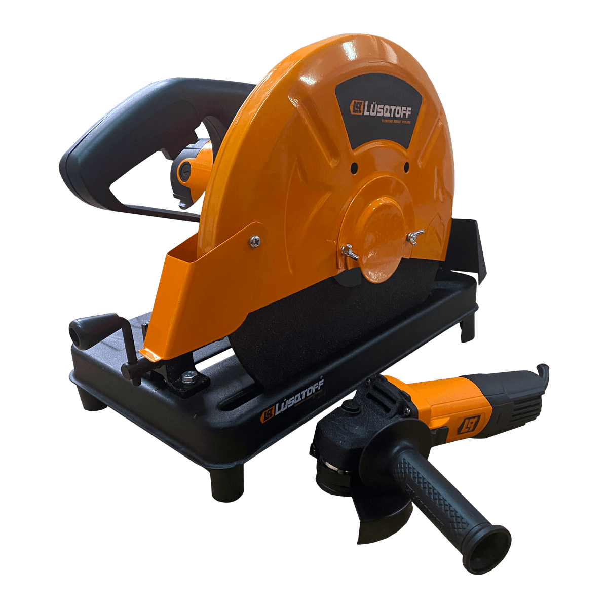 Sierra Sensitiva Banco 2000W 355mm Corte 0-45° + Disco CM-14K - Lusqtoff