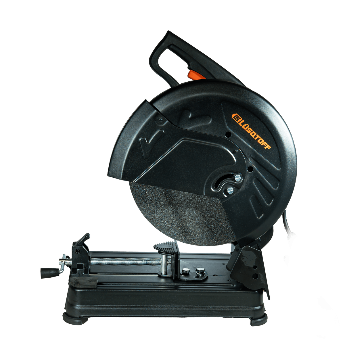 Cortadora Sensitiva Banco 2200W 355mm Ángulo 45° + Disco + Carbones CML2200-9 - Lusqtoff