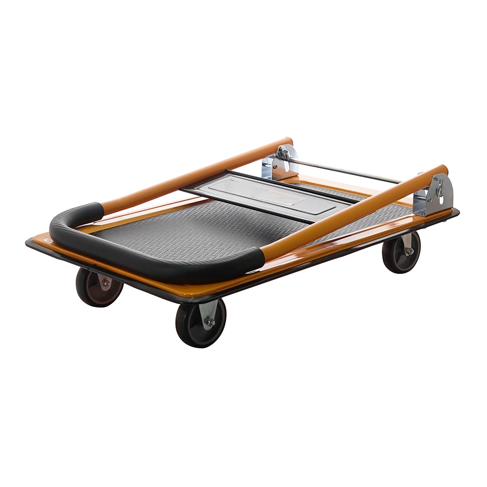 Carro Manual Plataforma Plegable 150kg 66x48cm Ruedas 4" CMPL150-7 - Lusqtoff